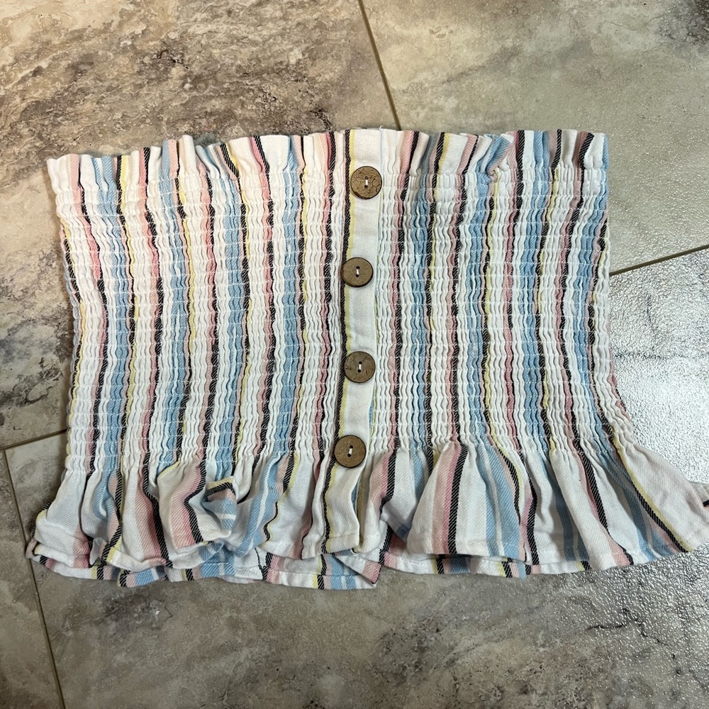 Cropped tube top